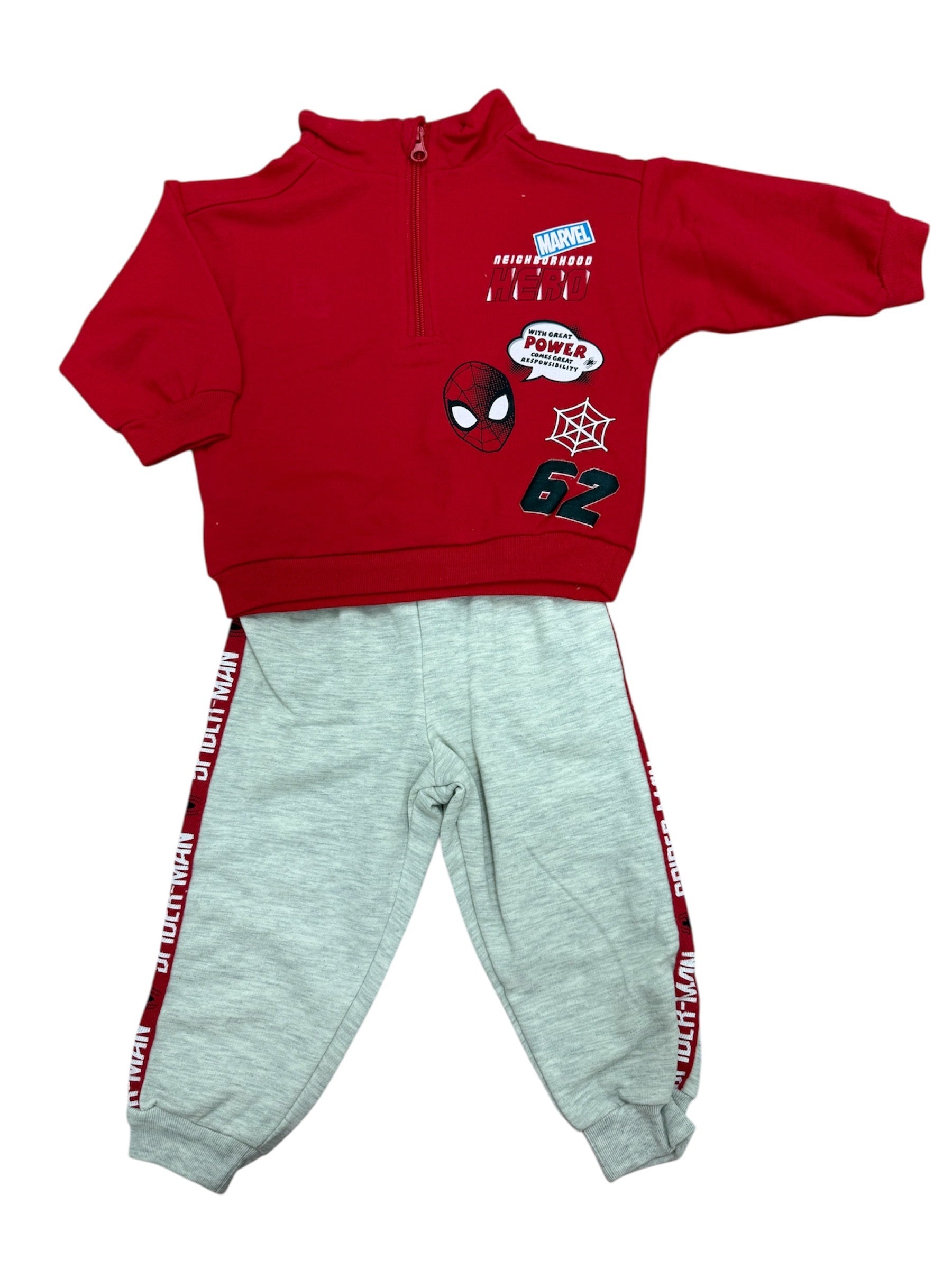Marvel Baby Boy's Spider-Man Sweatshirt & Pants Set