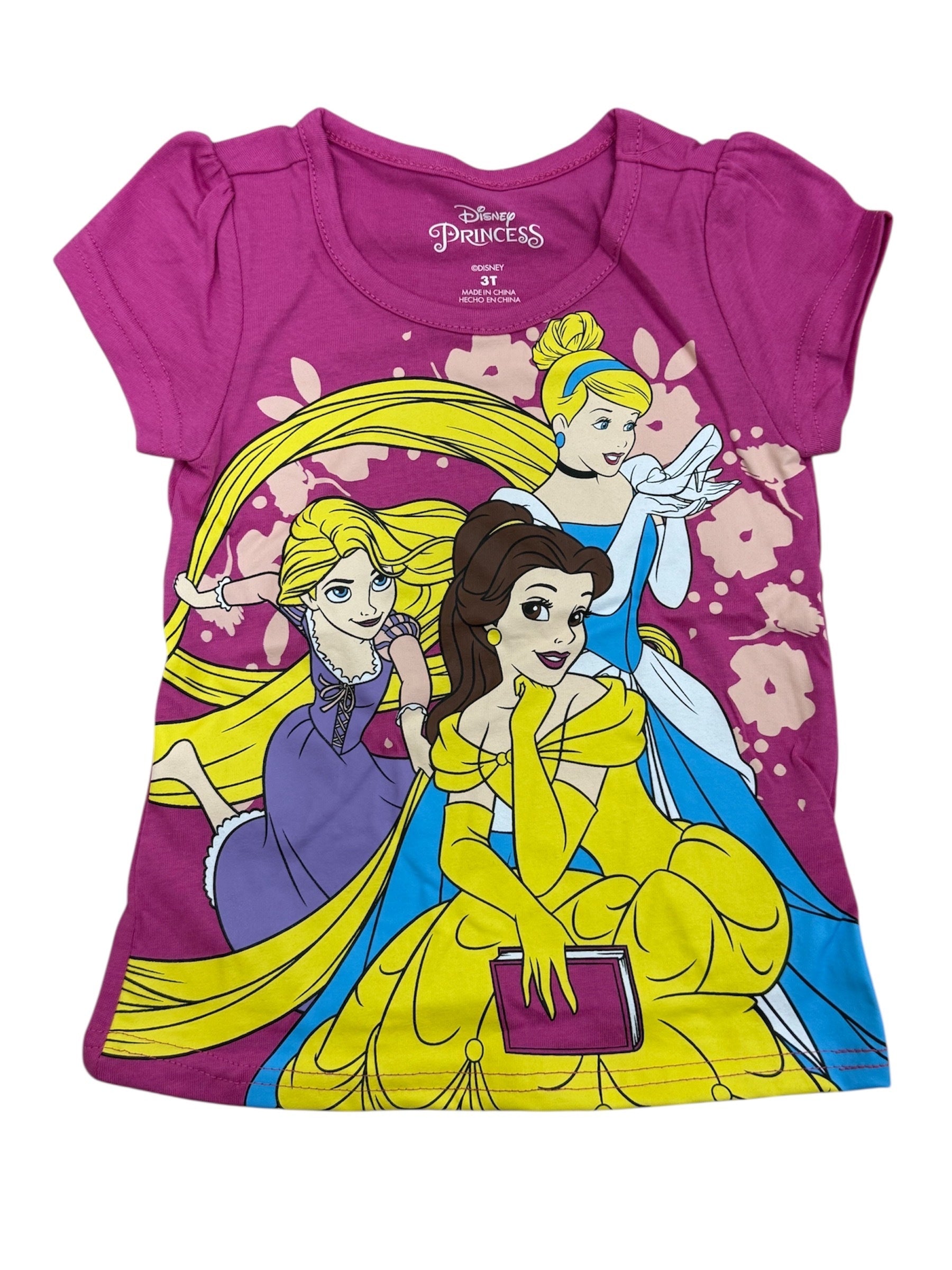 Disney Princess Rapunzel, Belle & Cinderella Toddler T-Shirt