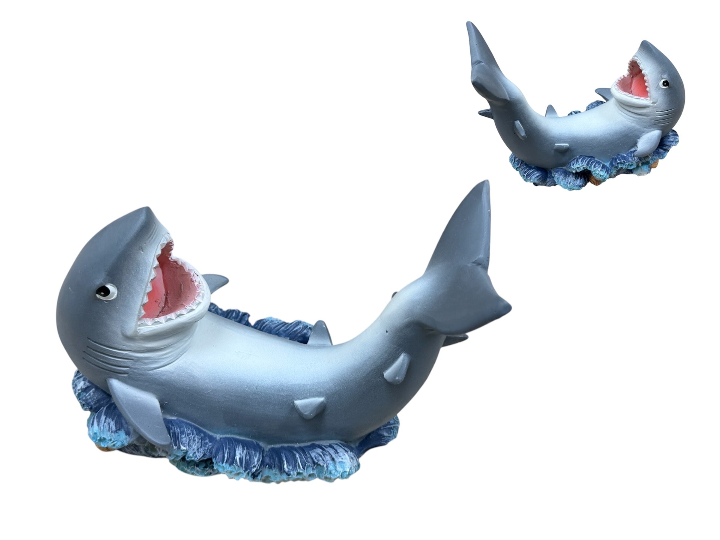 Resin Shark on Back Wine Holder