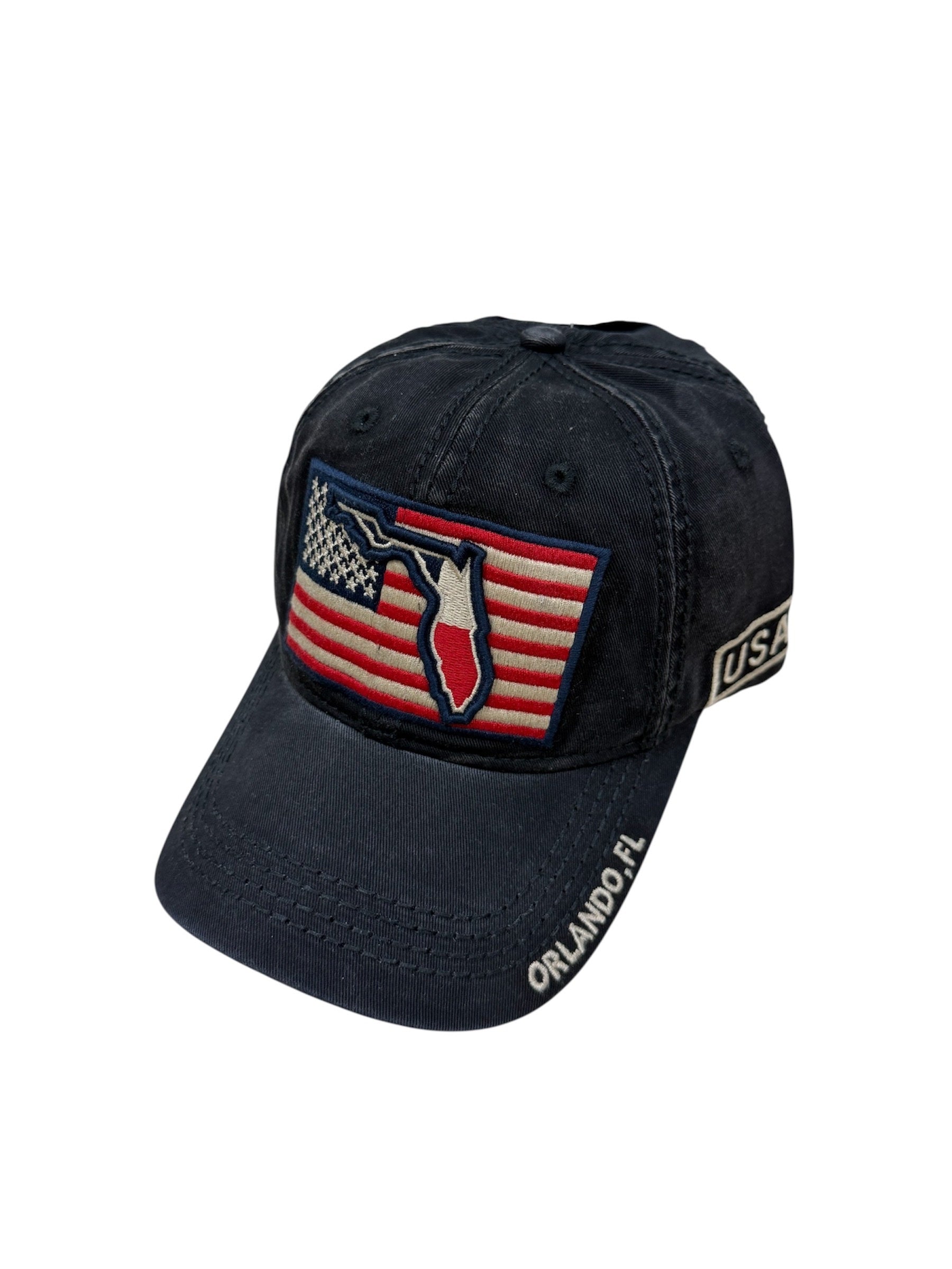Orlando USA Flag Patch Cotton Hat