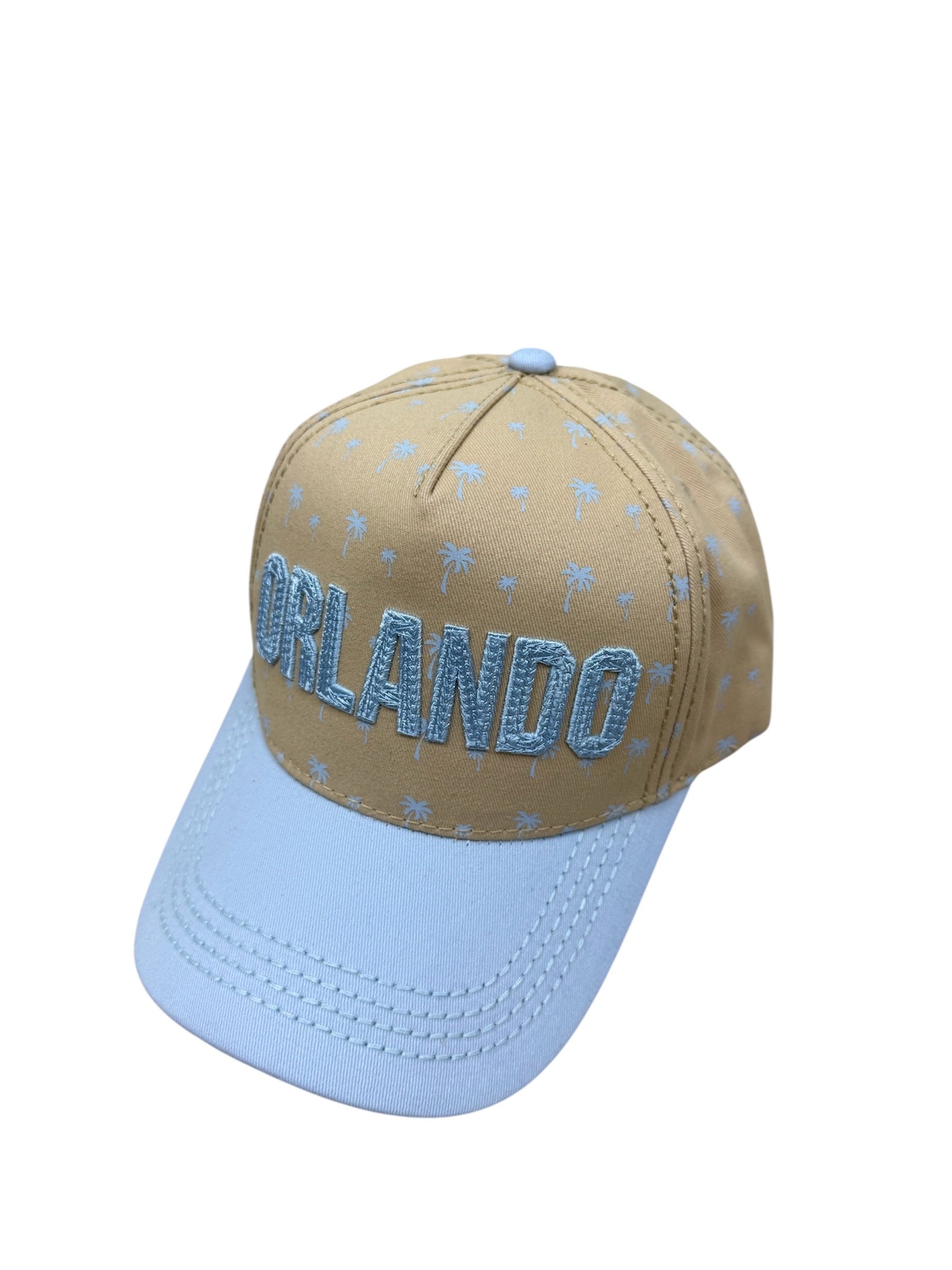 Orlando Palm Tree All Over Baseball Hat