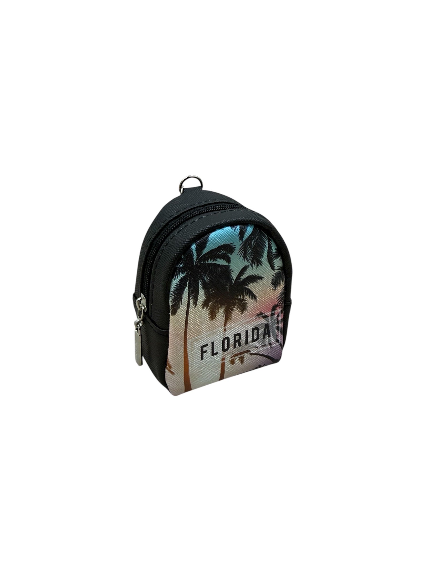Florida Sunset Backpack Keychain
