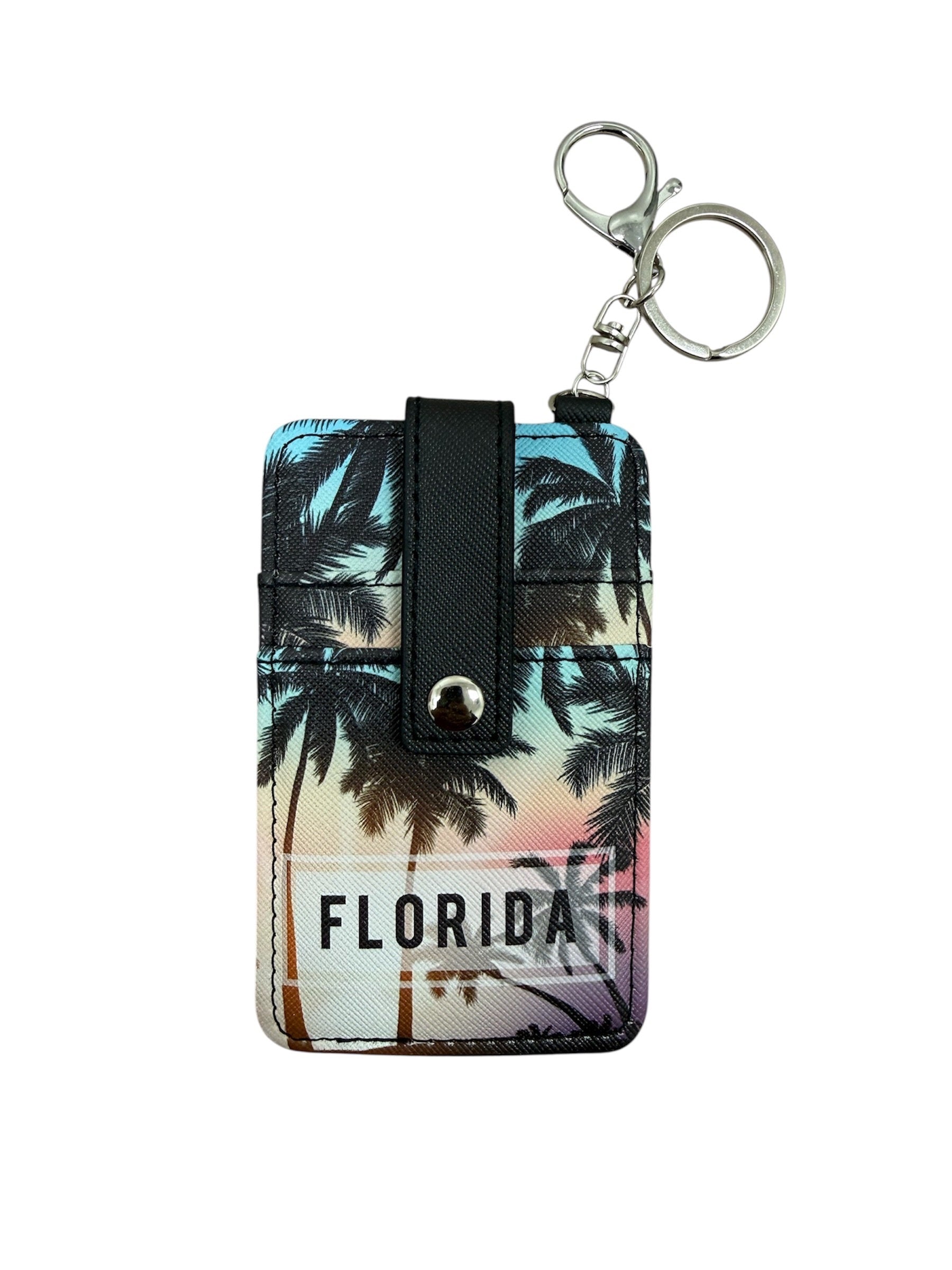 Florida Sunset Keychain Cardholder