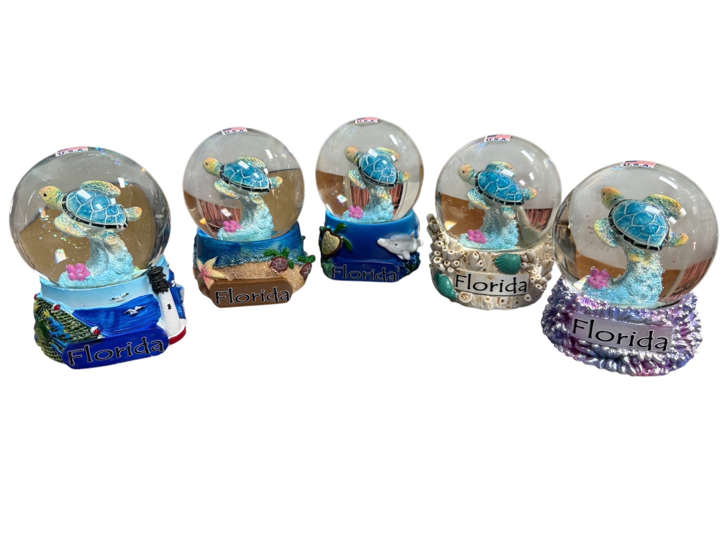Turtle Florida Water Globe Asst.