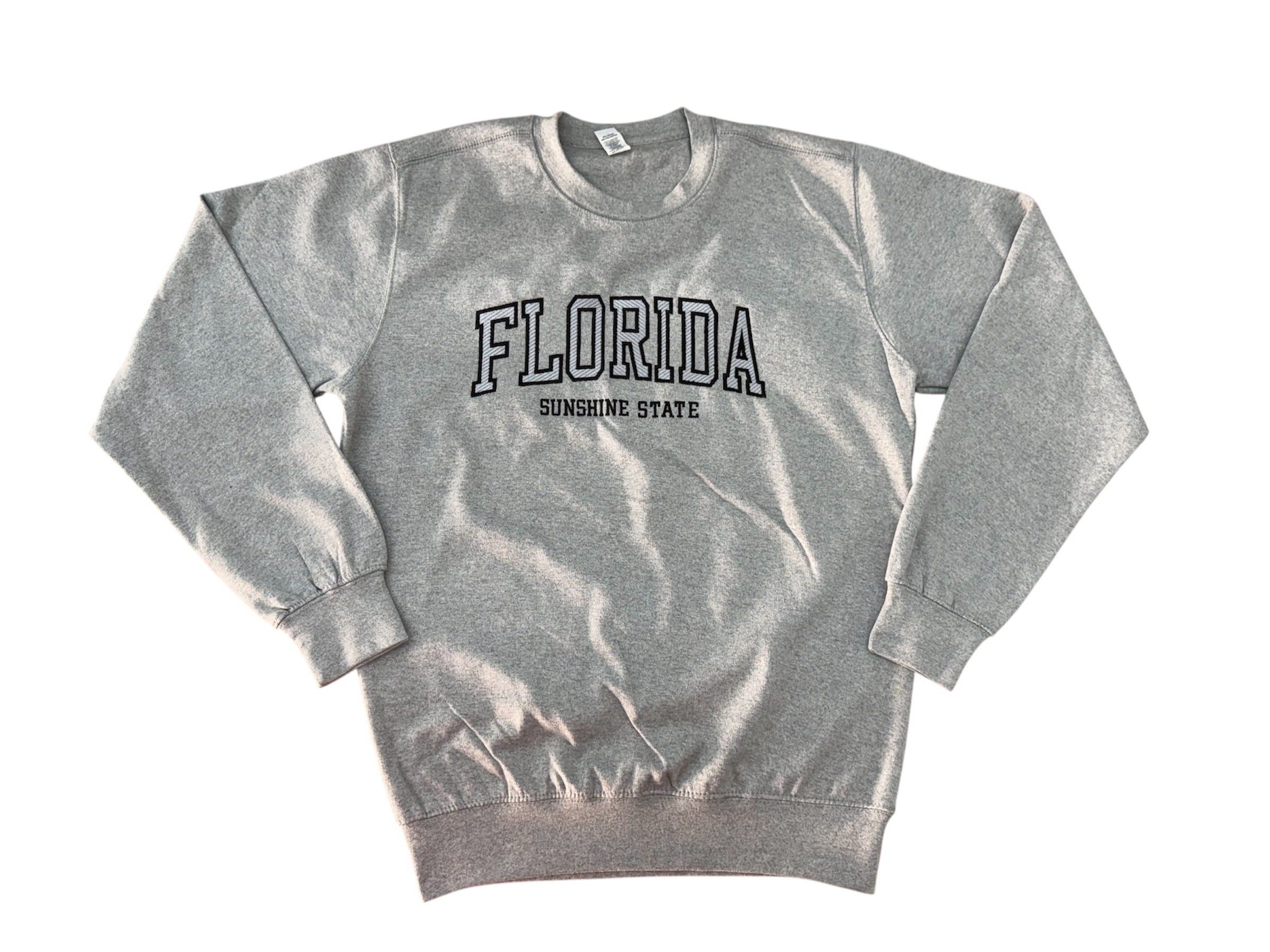Florida Sunshine State Sports Gray Crewneck Sweatshirt