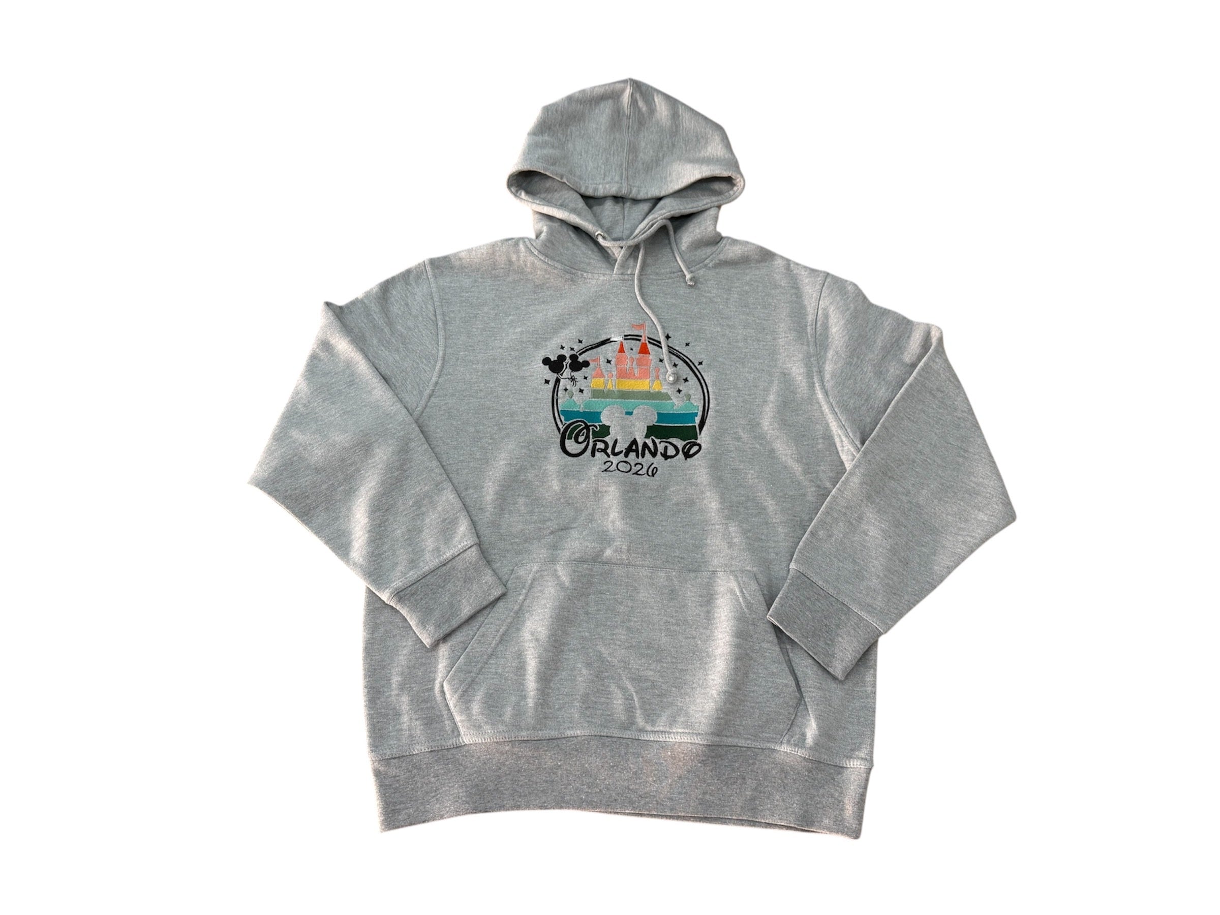 2026 Orlando Mickey Rainbow Castle Pullover - Sports Gray