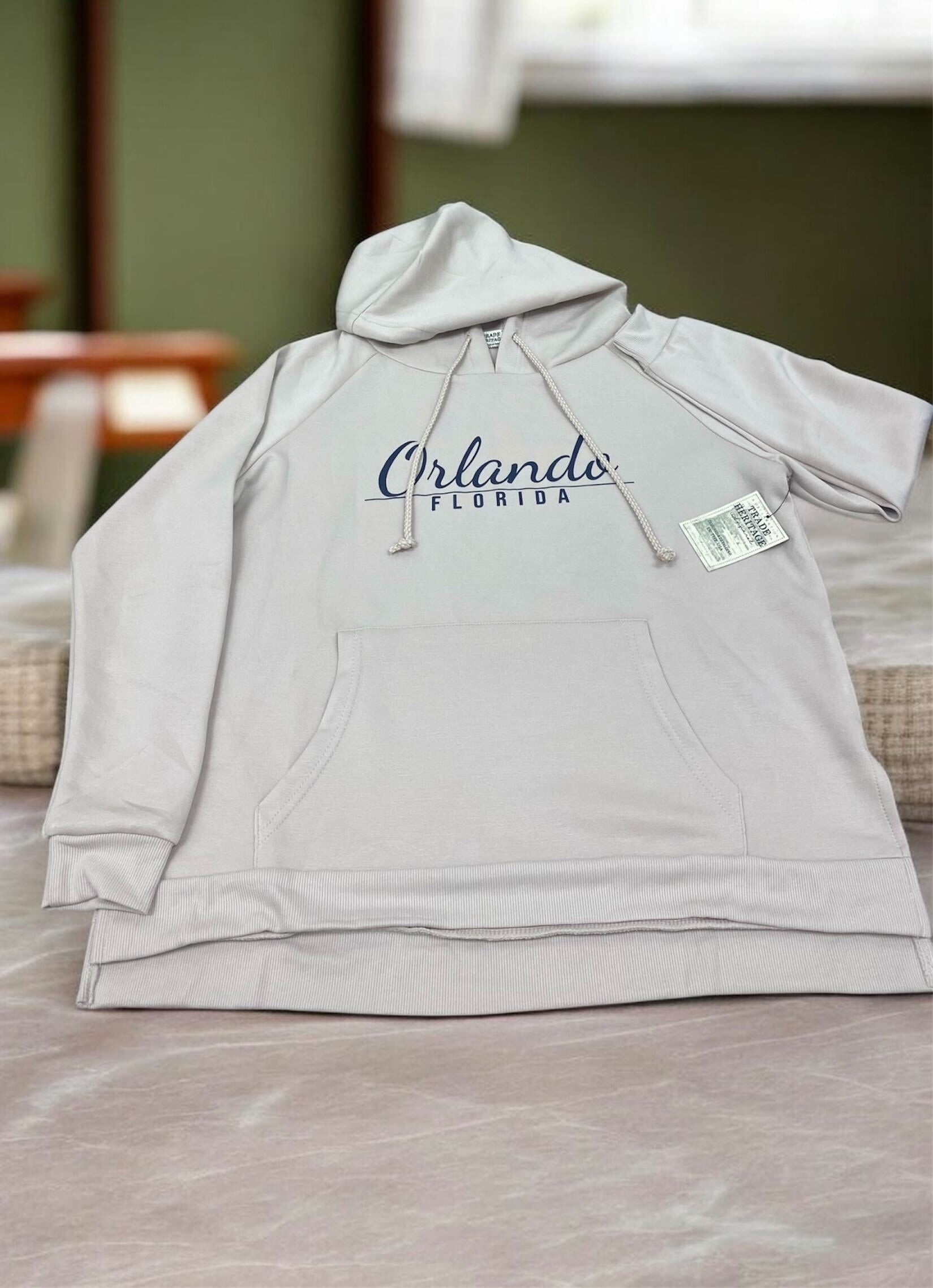 Natural Plush Raglan Hoodie with Side Slit Sweatshirt