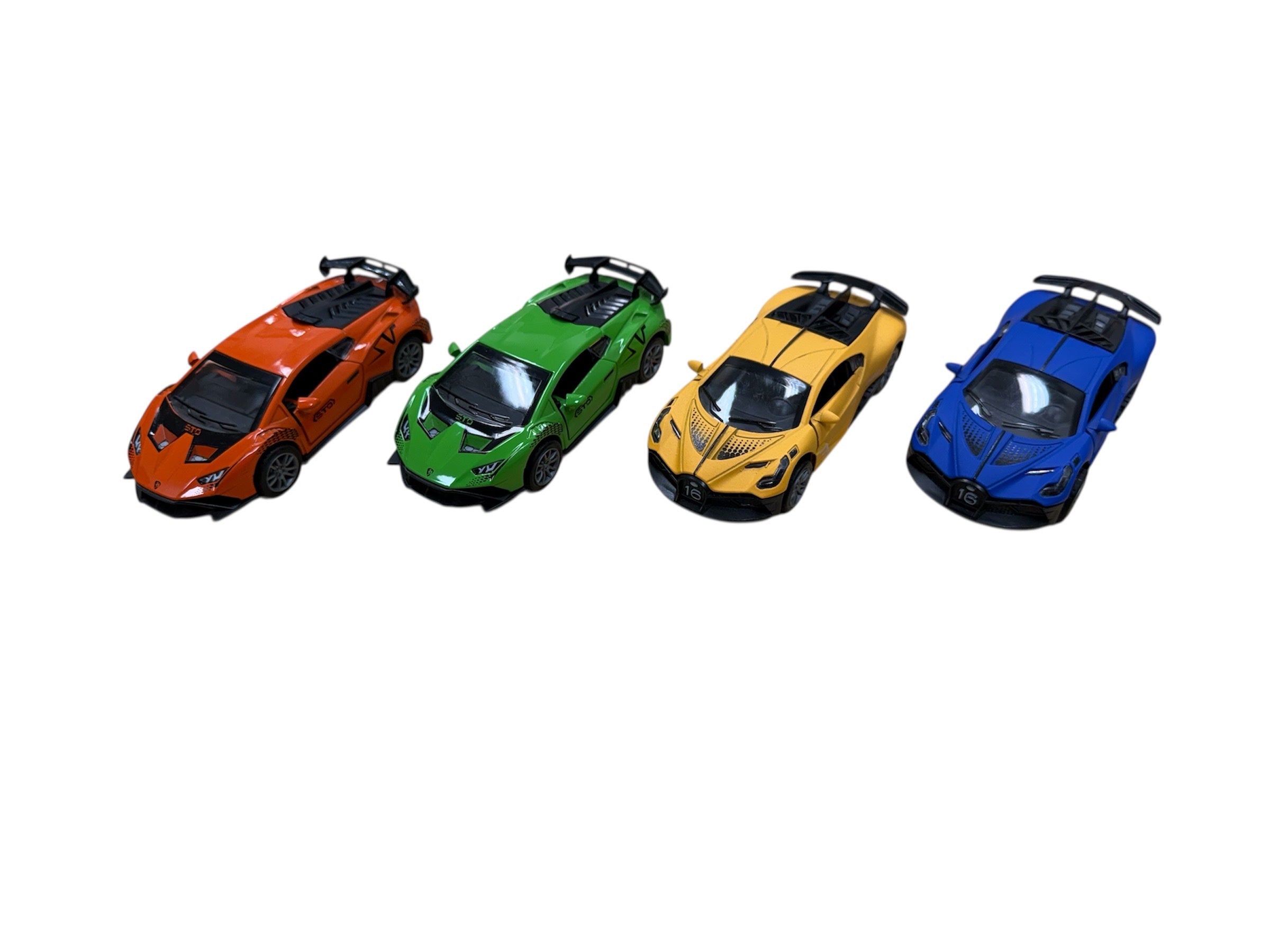 Bugatti & Lamborghini Pull Back Car Asst.