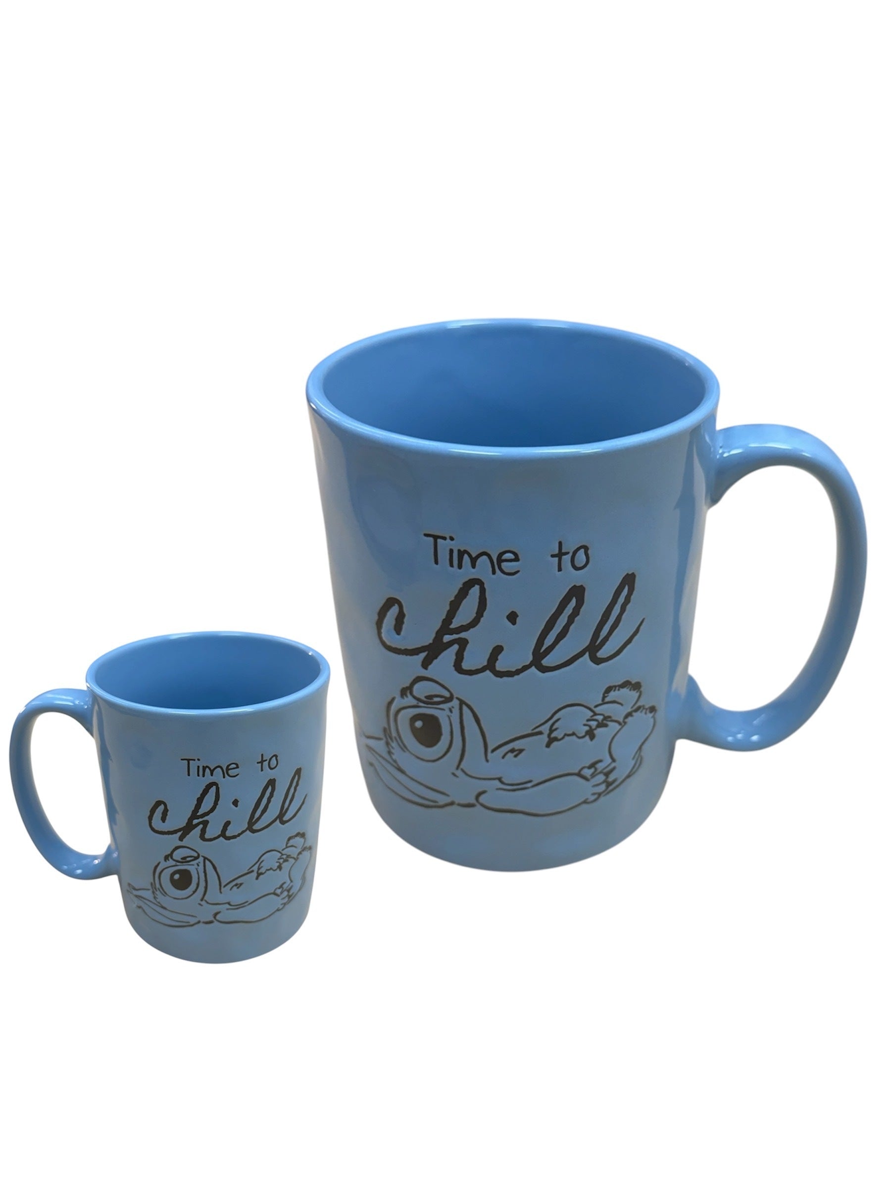 Lilo and Stitch Time to Chill Sketch Wax Resist 17oz Ceramic Pottery Mug