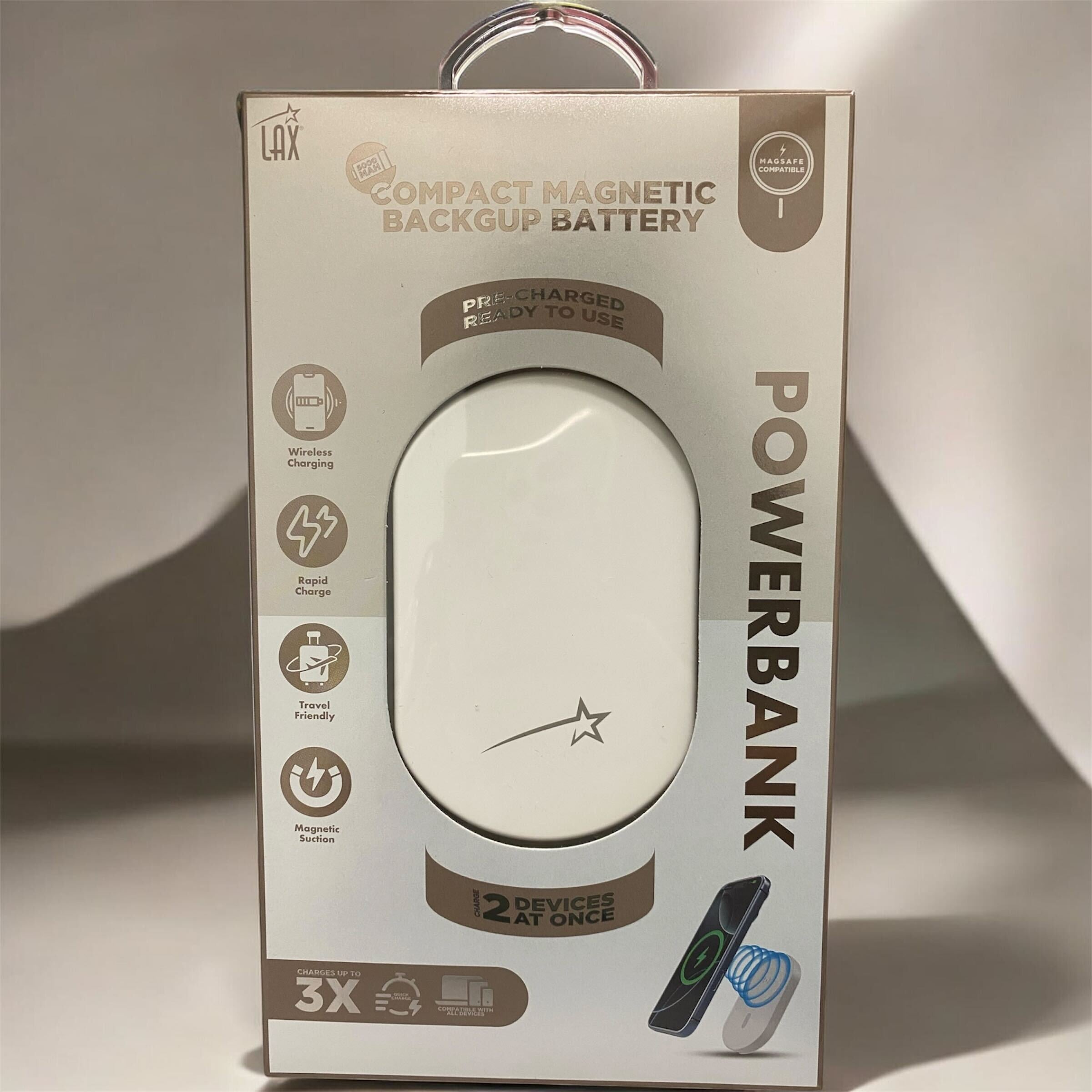 MagSafe Power Bank 5000mAh Ultra Slim-White