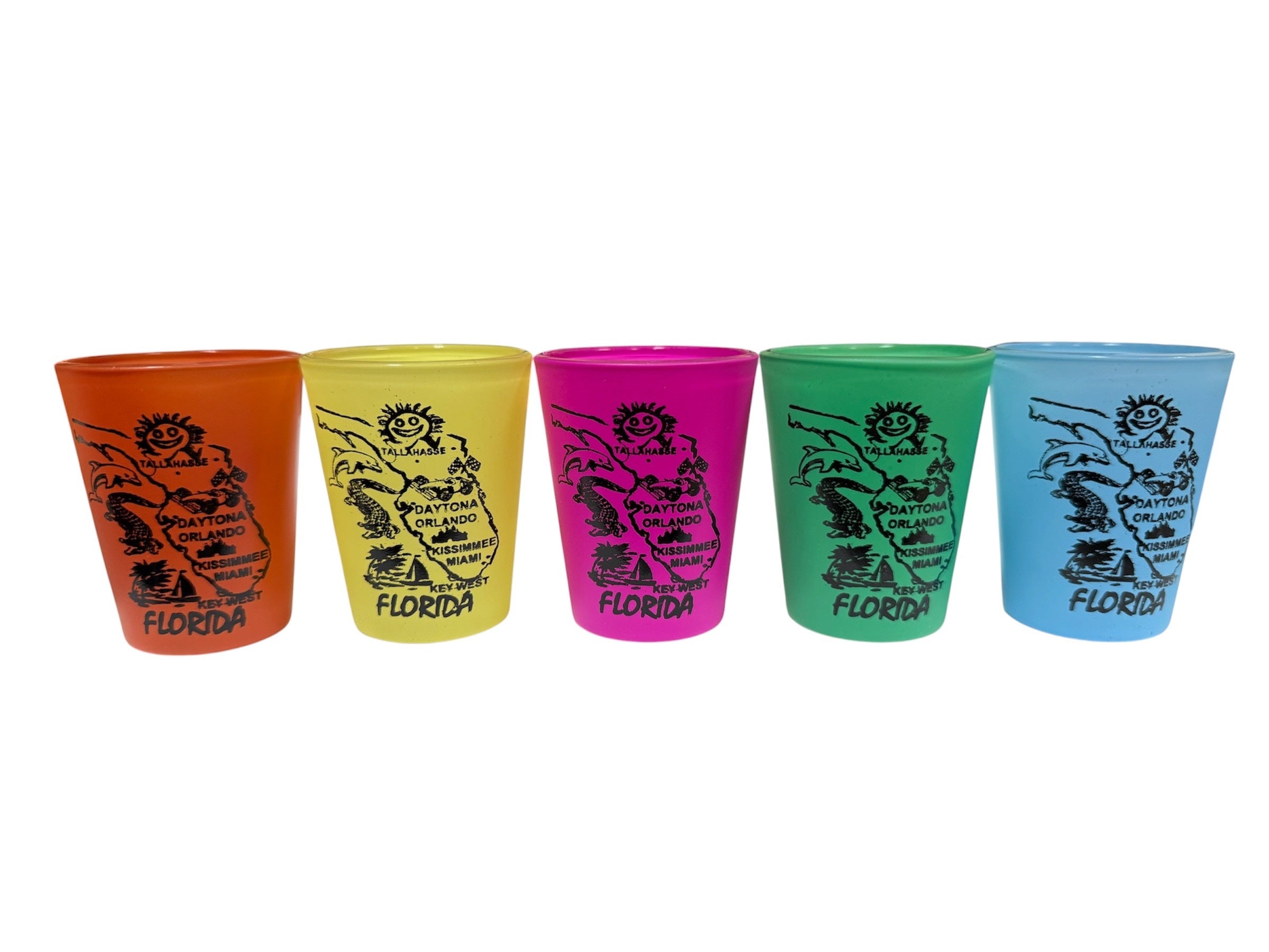 Shot Glass Florida Map