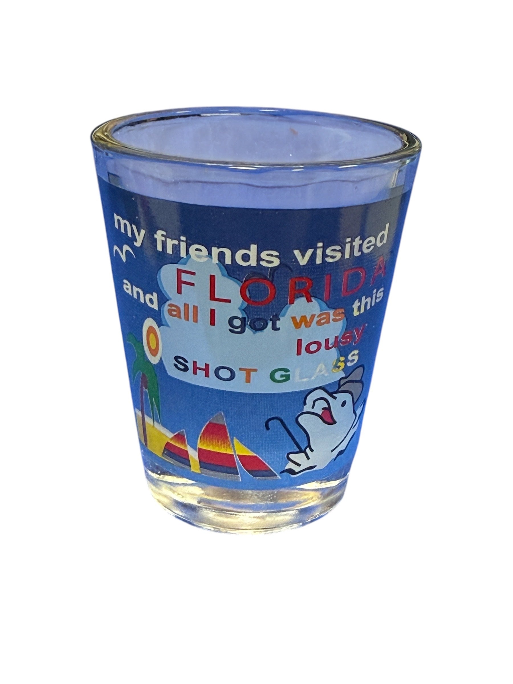 Shot Glass Clear "My Friend Went To Florida"