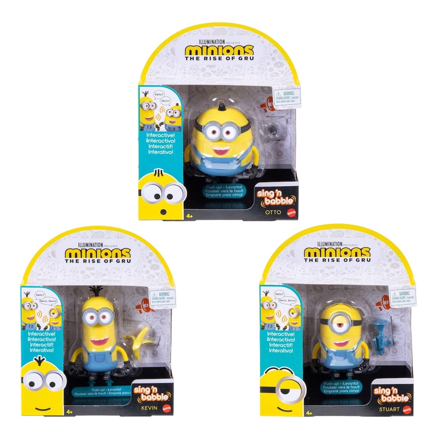 Minions: The Rise Of Gru Sing N' Babble Interactive Action Figure