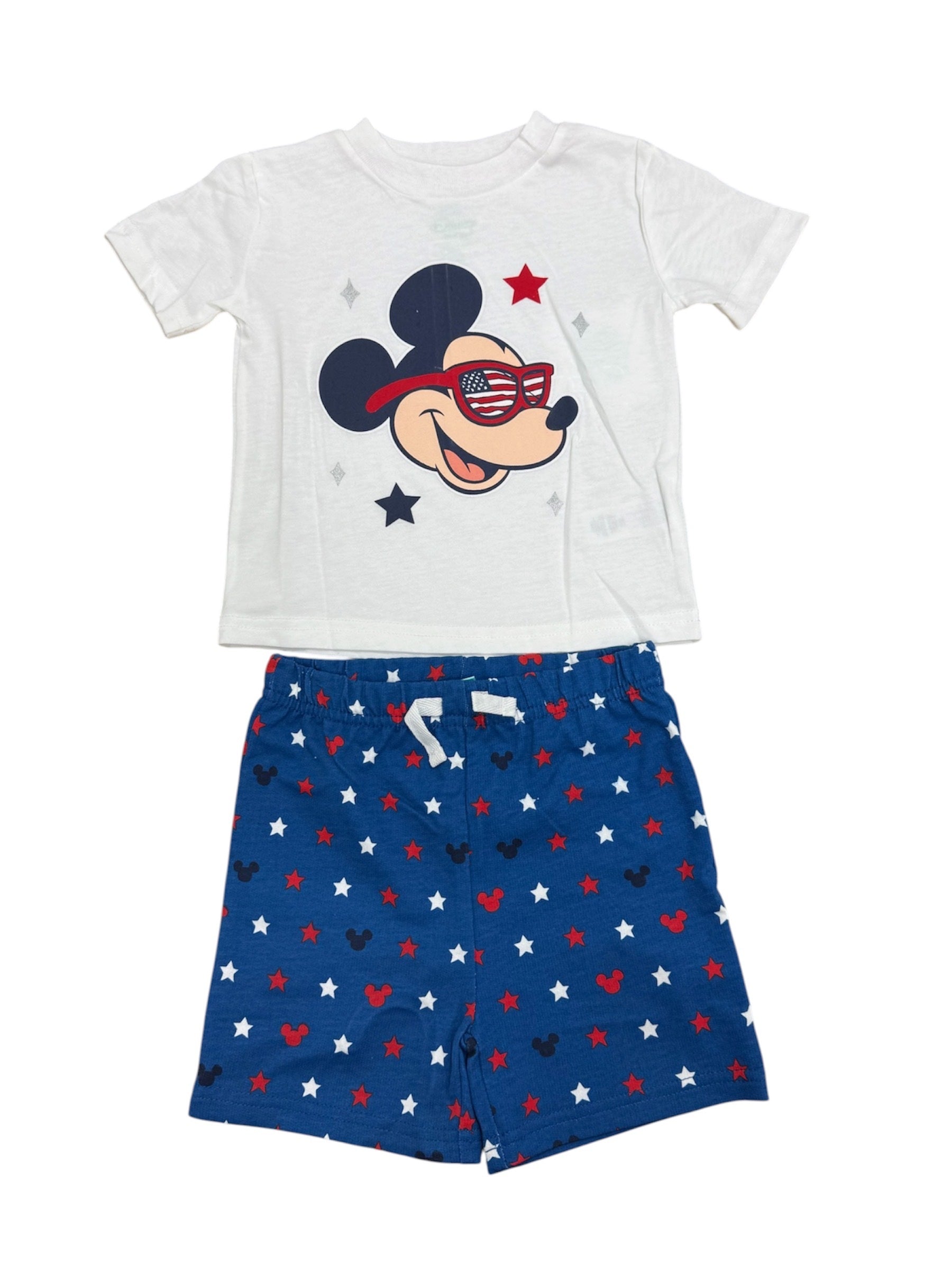 Disney Patriotic Mickey Mouse Baby Boys 2pc Set