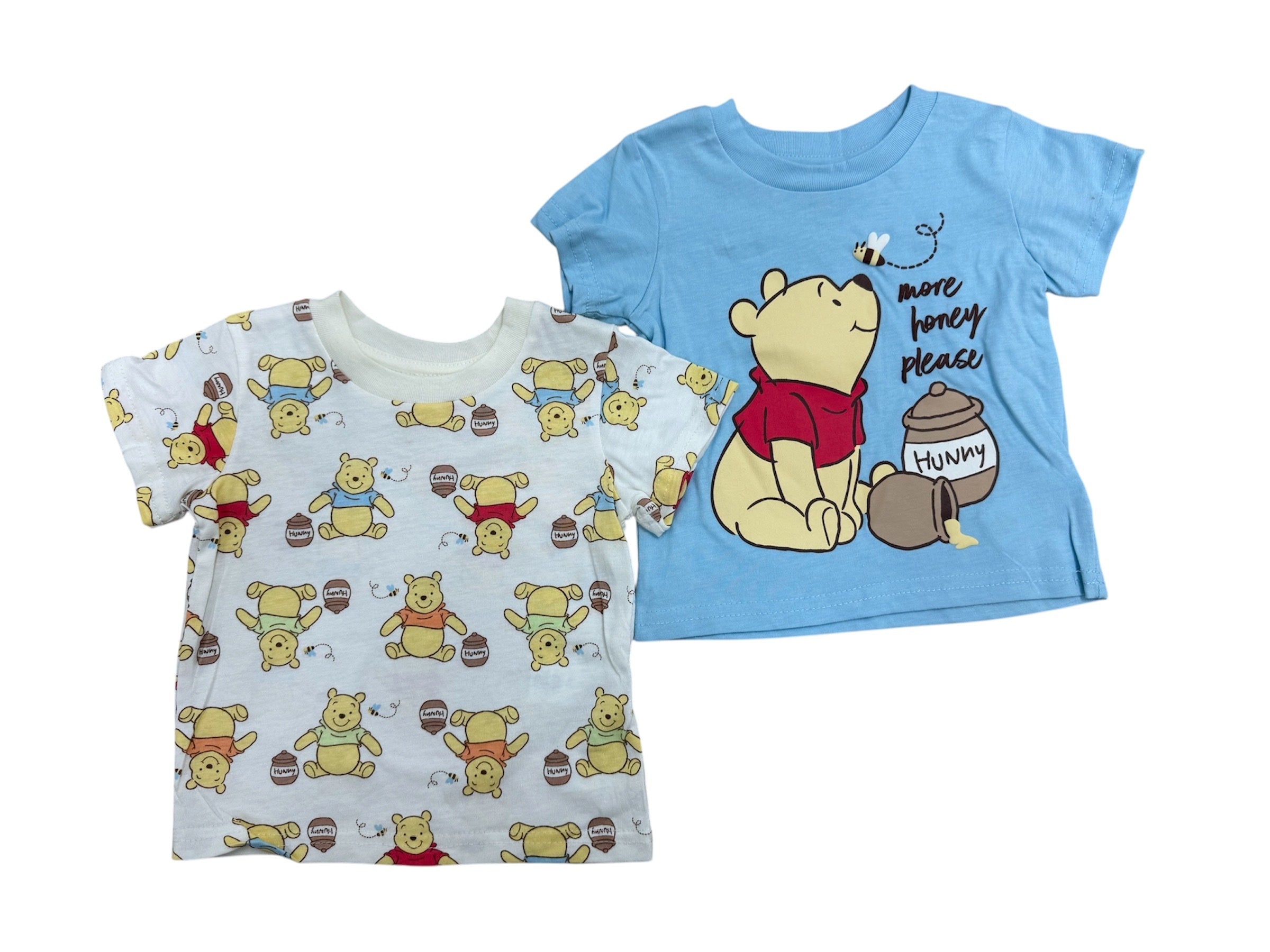 Disney Winnie The Pooh Hunny Baby Boy 2PK Shirt Set