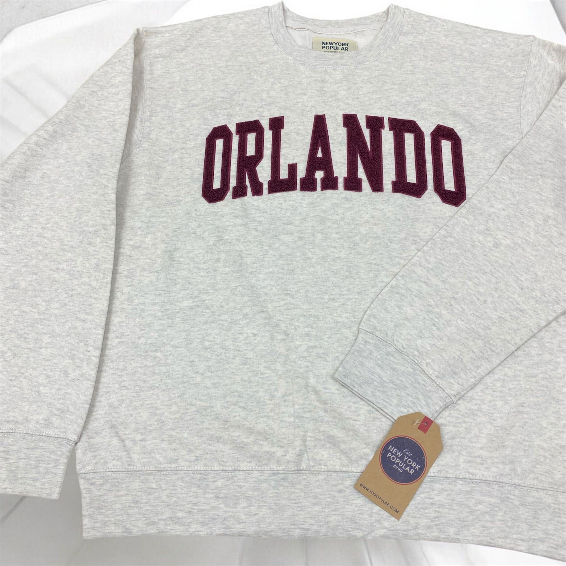 Orlando Applique Print Crewneck Sweatshirt