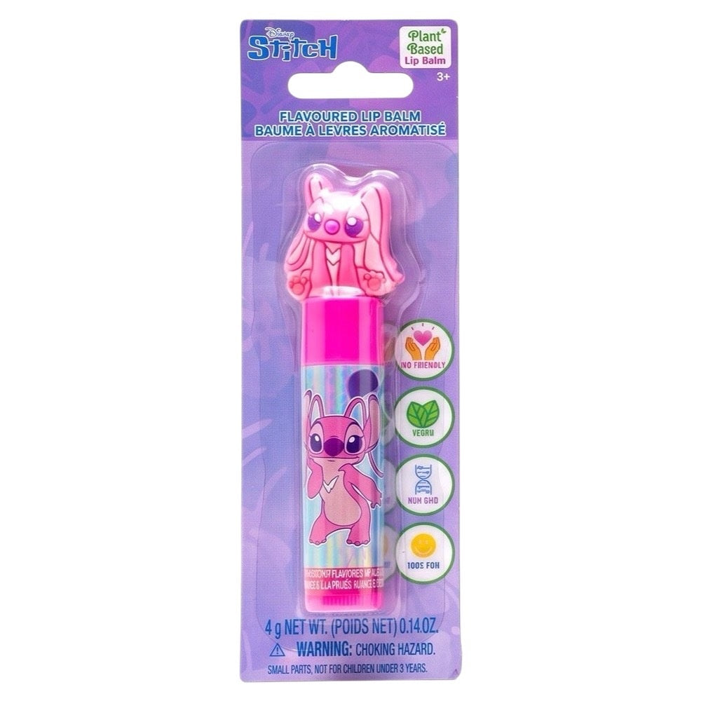 Lilo & Stitch Angel Lip Balm with Figure Topper on Card
