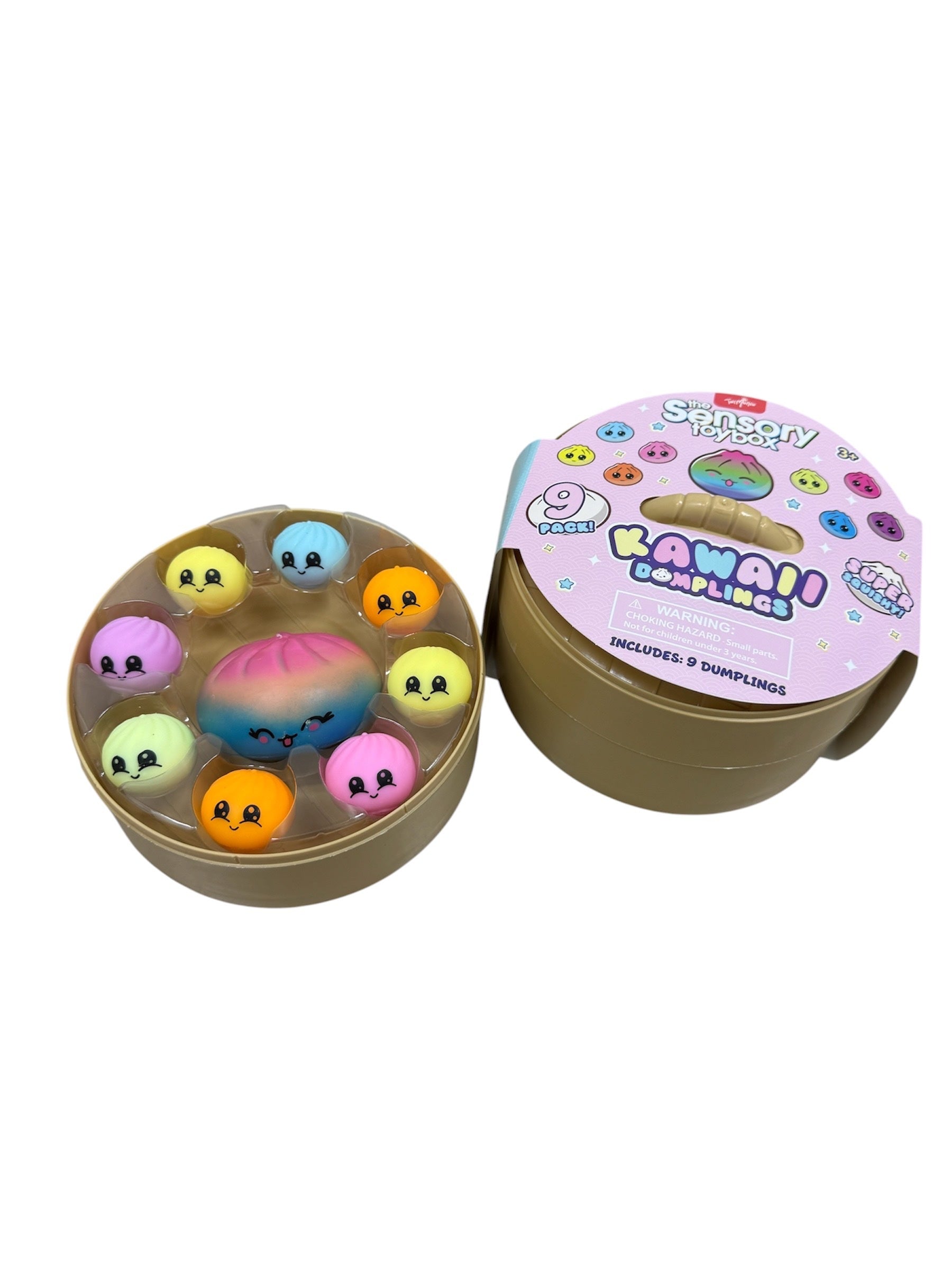 Kawaii Dumplings 9pk Squishy Dumpling Set