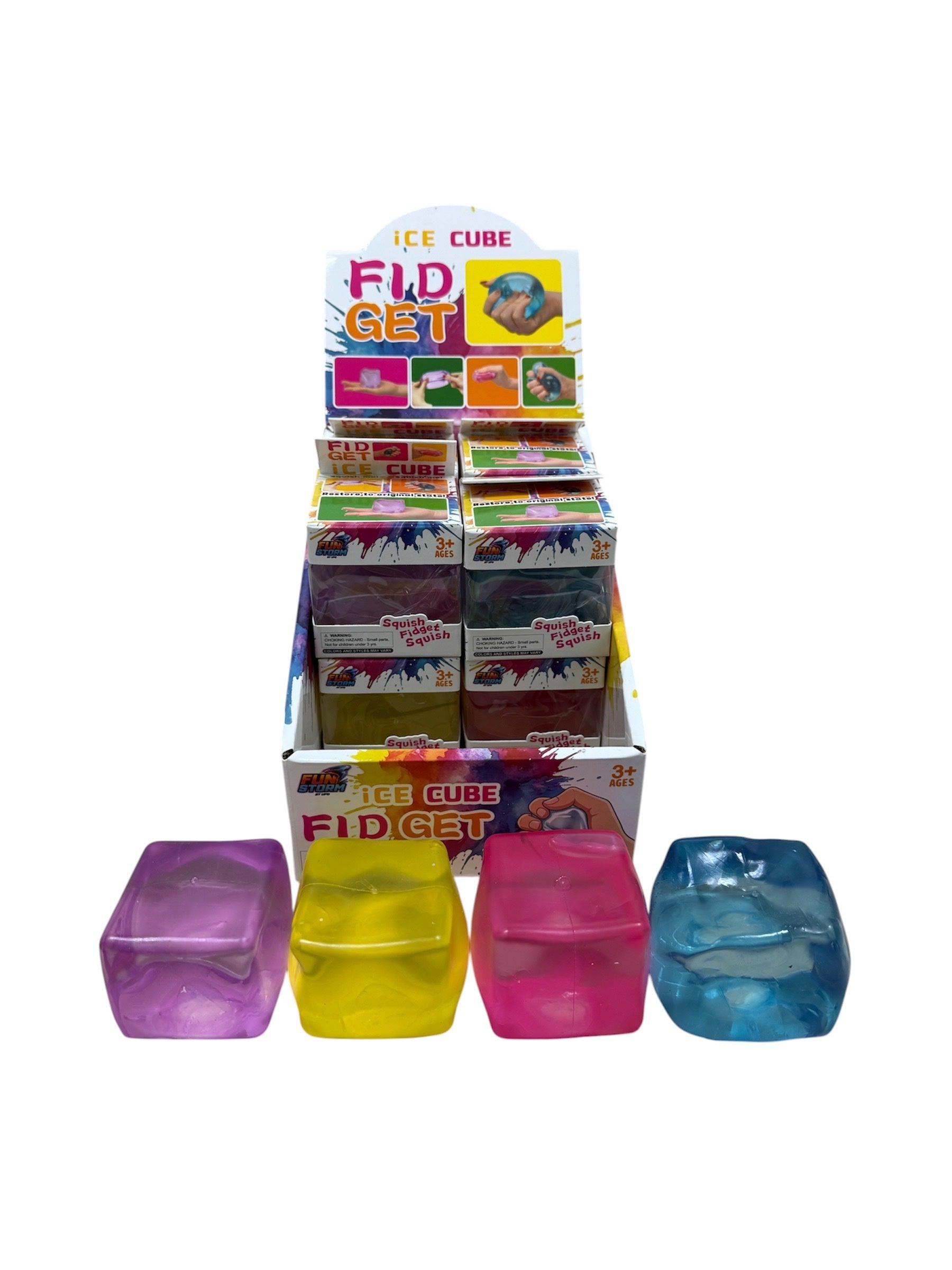 Medium 2.5" Plain Squish Cube