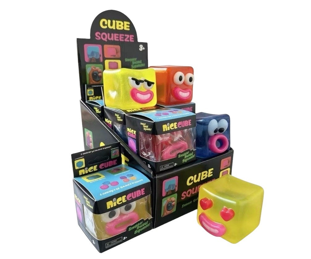 Emotion Cube Maltose Gummy Squishy Asst. 1pc
