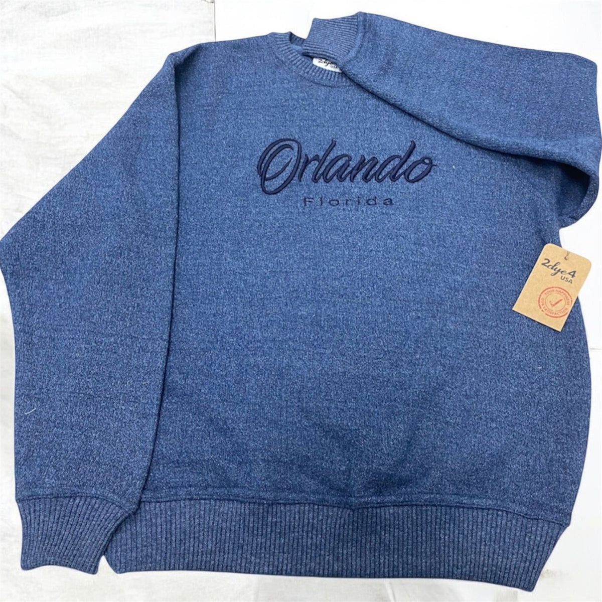 Orlando, Florida Nantucket Crew Neck Sweatshirt-Navy