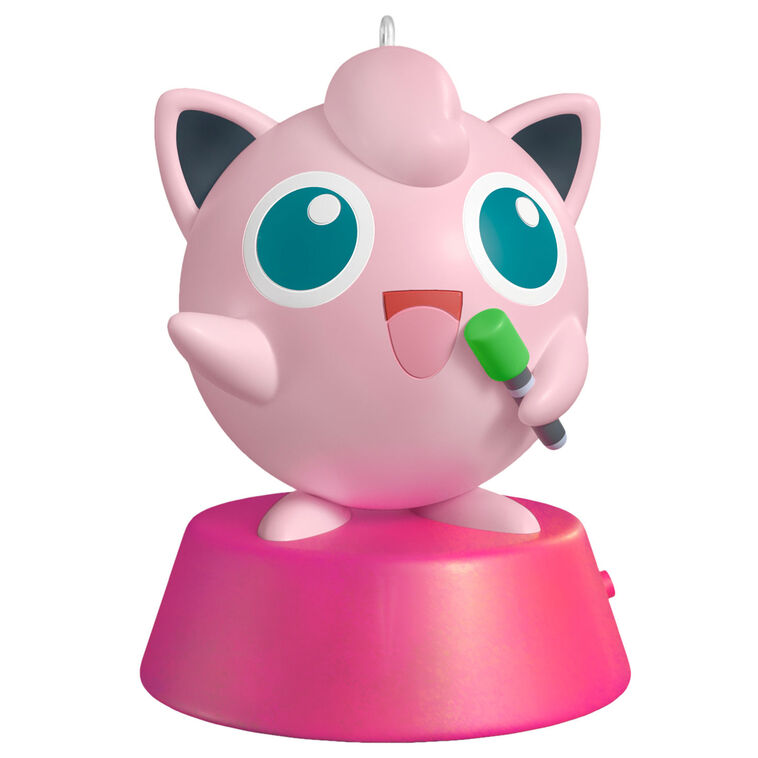 Pokémon Singing Jigglypuff Ornament With Sound