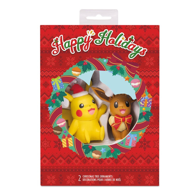 Pokémon Pikachu and Eevee Hallmark Ornaments, Set of 2
