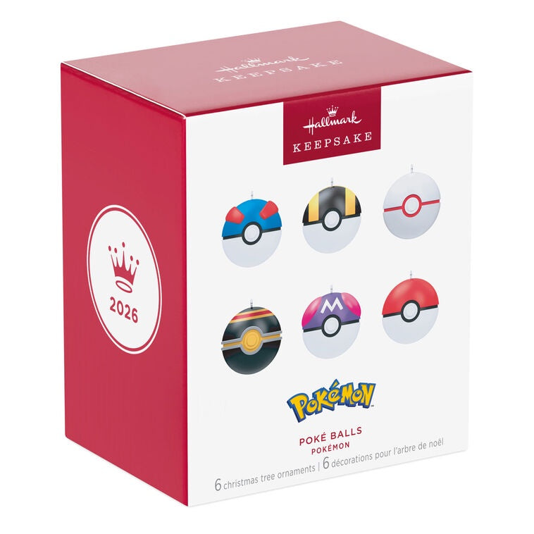 Ultra Pokémon Poké Ball Ornaments,