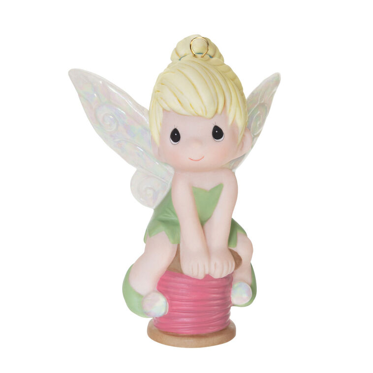 Hallmark Keepsake Christmas Ornament 2025, Disney Precious Moments Tinker Bell, Porcelain, Gifts for Disney Fans