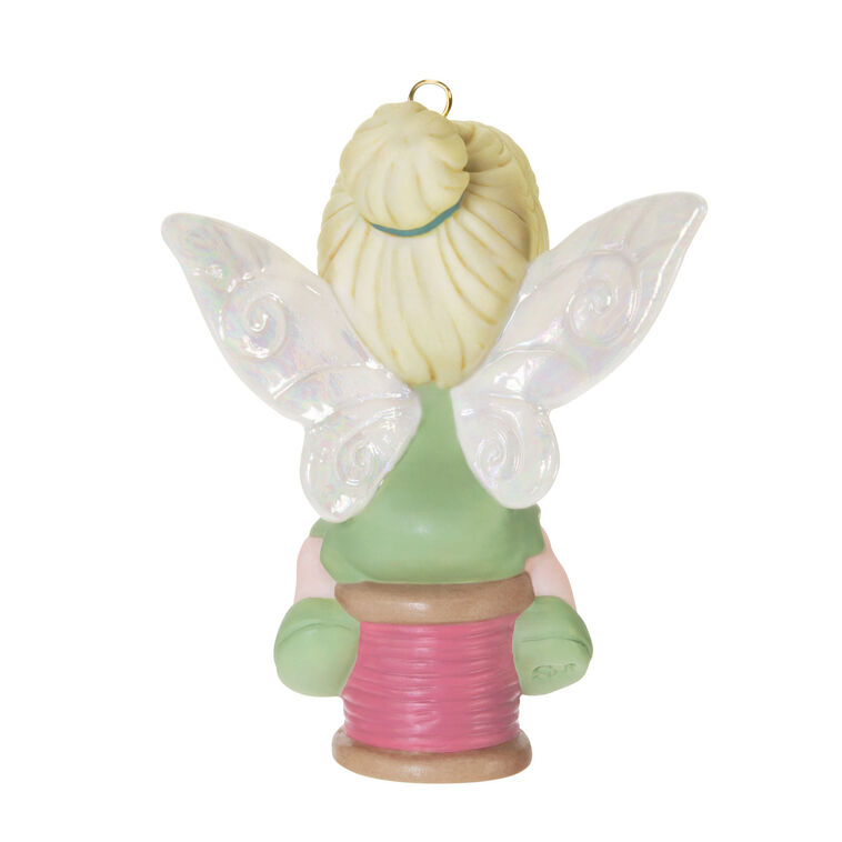 Hallmark Keepsake Christmas Ornament 2025, Disney Precious Moments Tinker Bell, Porcelain, Gifts for Disney Fans