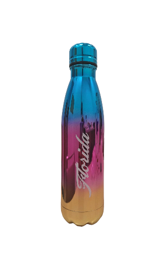 Florida Rainbow Stainless Water Bottle