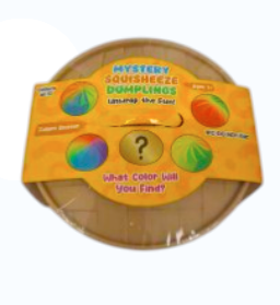 Rainbow Squishy Mystery Dumpling Wrapped