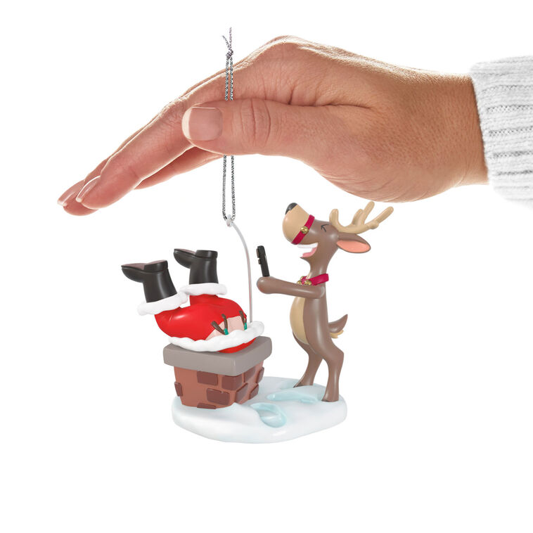 Hallmark Keepsake Christmas Ornament 2024, Vixen Goes Viral, Funny Gifts