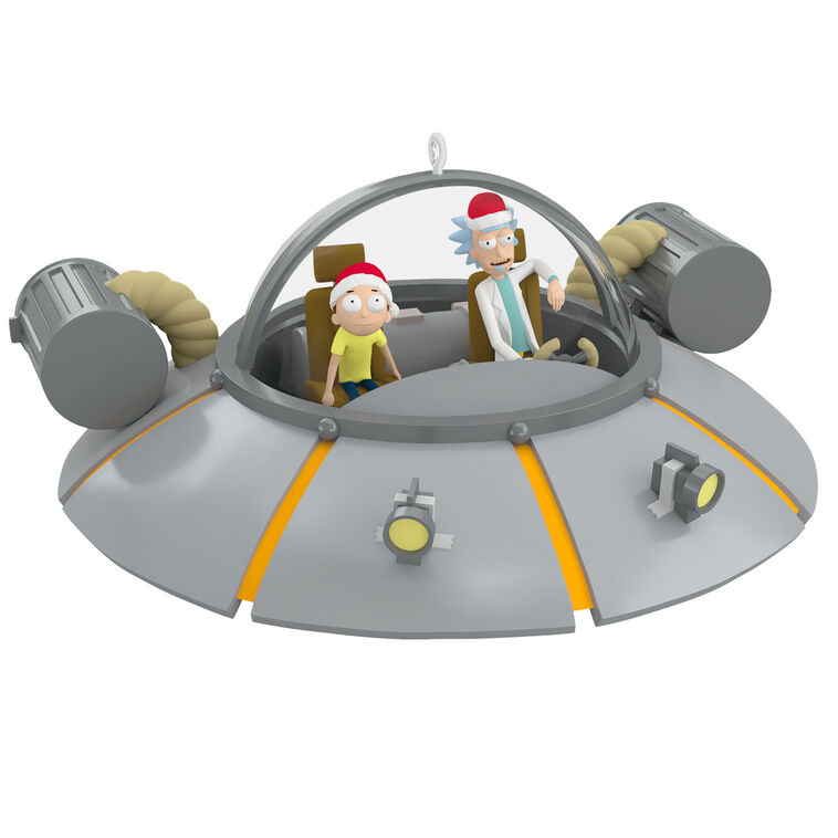Hallmark keepsake Rick and Morty "Rick's Ship" Ornament