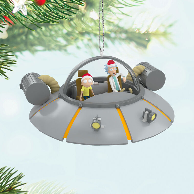 Hallmark keepsake Rick and Morty "Rick's Ship" Ornament