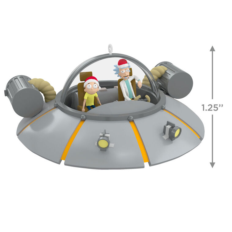 Hallmark keepsake Rick and Morty "Rick's Ship" Ornament