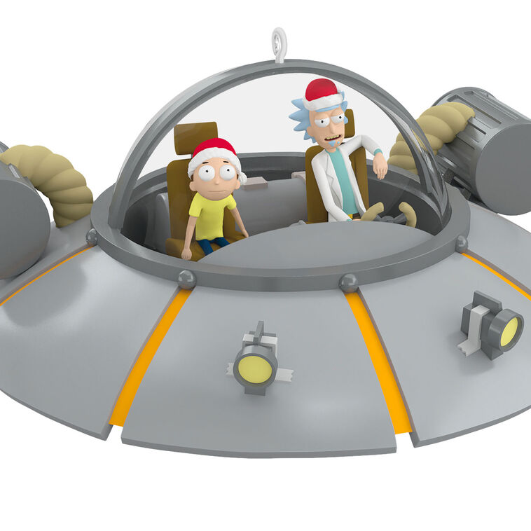 Hallmark keepsake Rick and Morty "Rick's Ship" Ornament