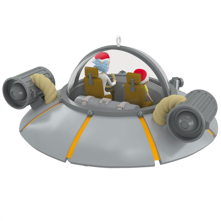 Hallmark keepsake Rick and Morty "Rick's Ship" Ornament