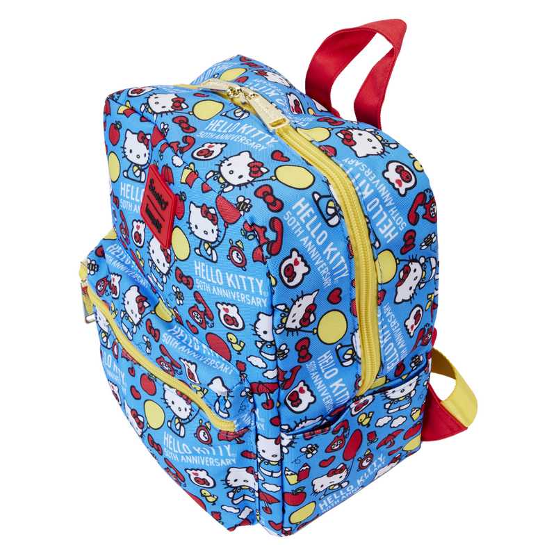 Sanrio Hello Kitty 50th Anniversary All-Over Print Mini Backpack