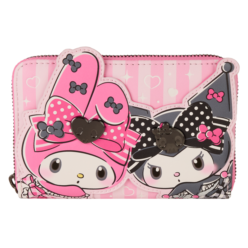 LF Sanrio My Melody and Kuromi Zip Around Wallet