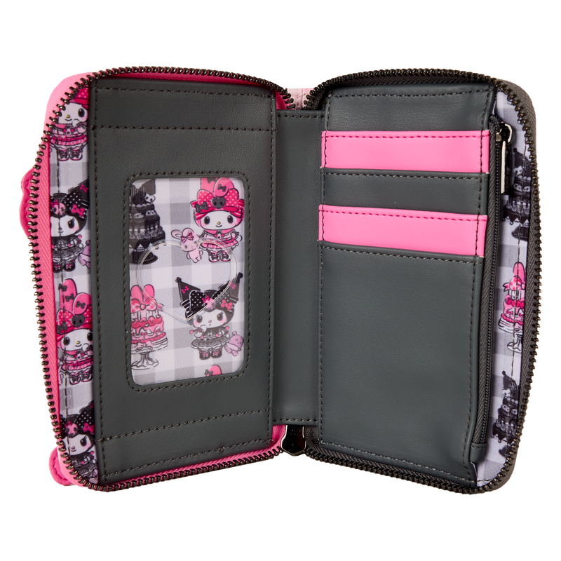 LF Sanrio My Melody and Kuromi Zip Around Wallet