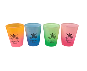 Sea Turtle Orlando Florida Pastel Gradient Shot Glass