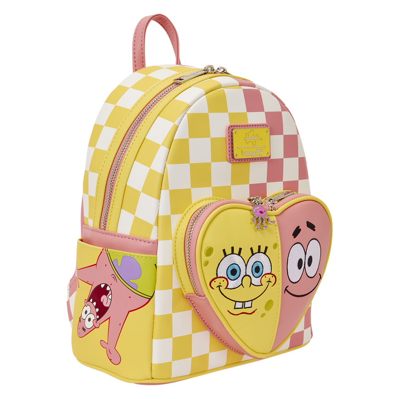 SpongeBob SquarePants & Patrick Star Checkered Mini Backpack