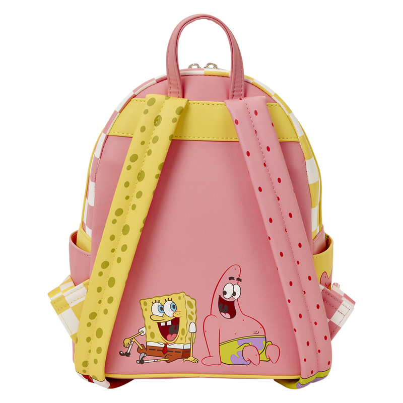 SpongeBob SquarePants & Patrick Star Checkered Mini Backpack