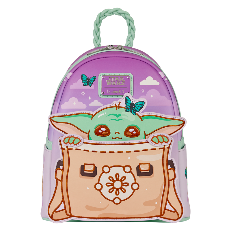 Star Wars The Mandalorian Grogu Butterfly Mini Backpack