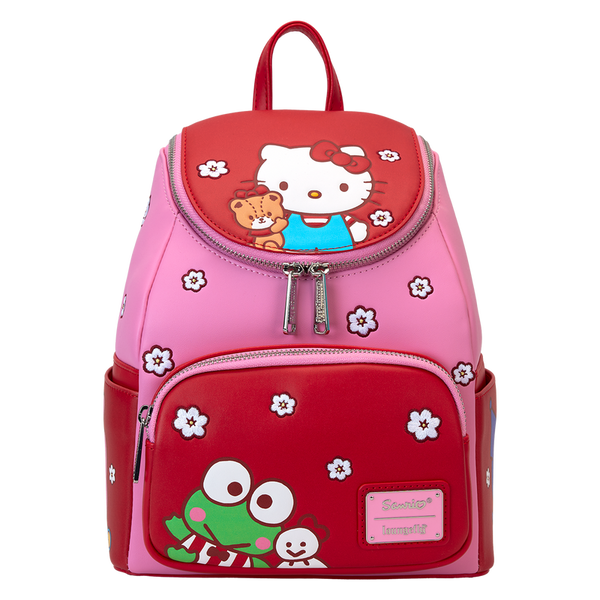 hello kitty friends backpack Loungefly Leather: Sanrio Hello Kitty and Friends Color Block Mini Backpack