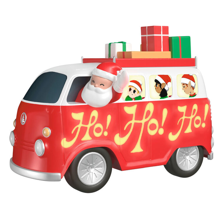 Hallmark Keepsake Here Comes Santa Claus Musical Ornament With Light