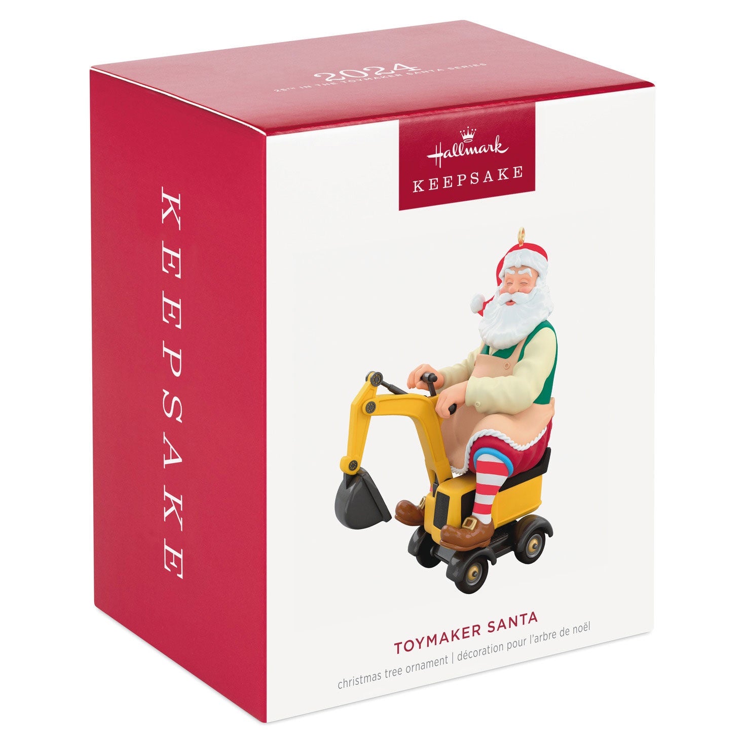 Hallmark Keepsake Christmas Ornament 2024, Toymaker Santa, Santa Collectors Gifts