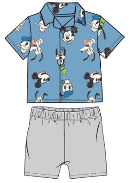 Disney Mickey & Friends All Over Baby Boy 2pc Set