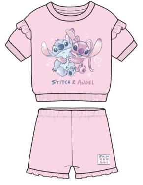 Disney Stitch & Angel Love Baby Girls 2pc Set